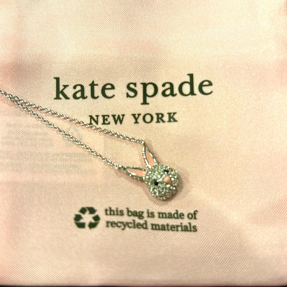 Kate Spade bunny necklace